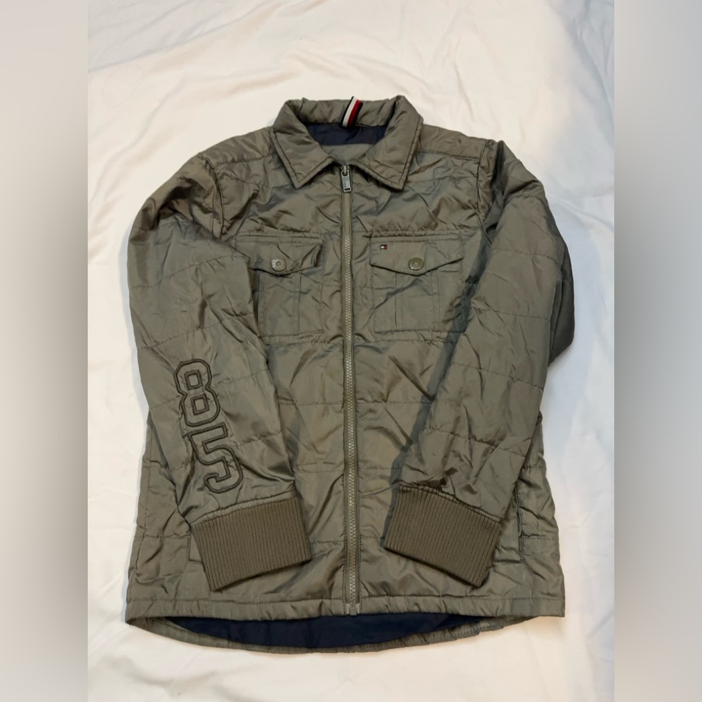 Tommy Hilfiger Quilted Jacket in Olive Green